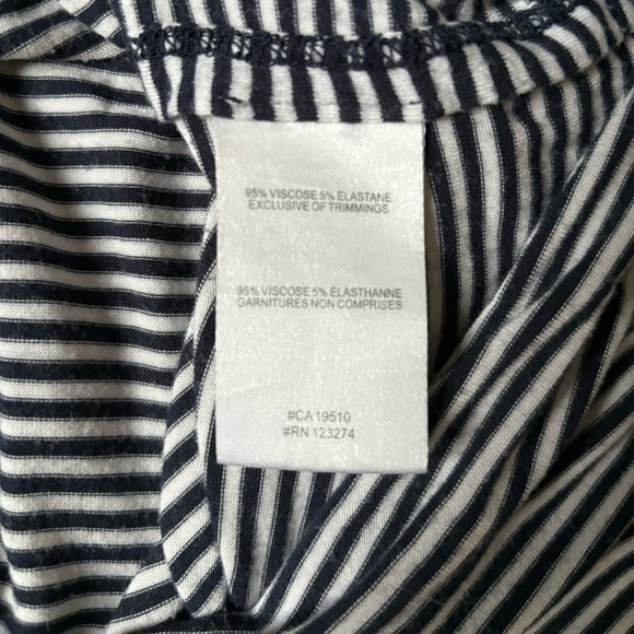 Lole oversized navy and white striped tee - Picture 5 of 5